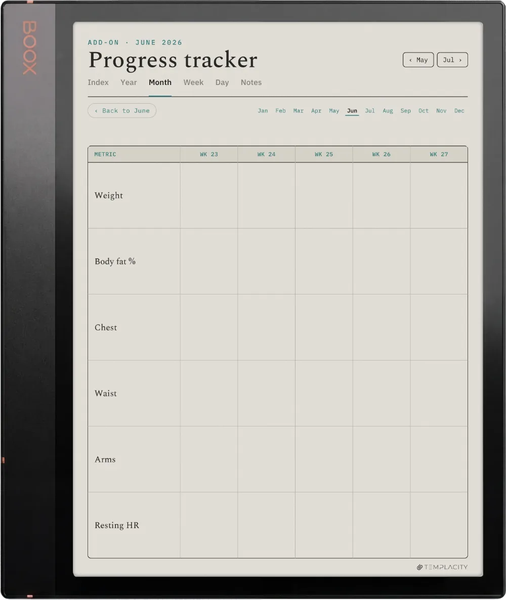 The Planner · Workout Boox Note Air3 C page 4