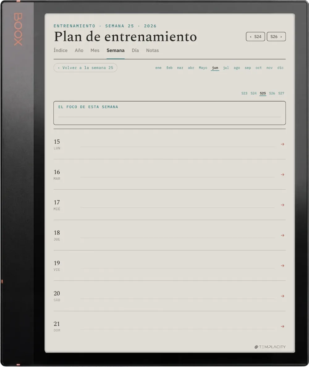 The Planner · Entrenamiento Boox Note Air3 C página 2