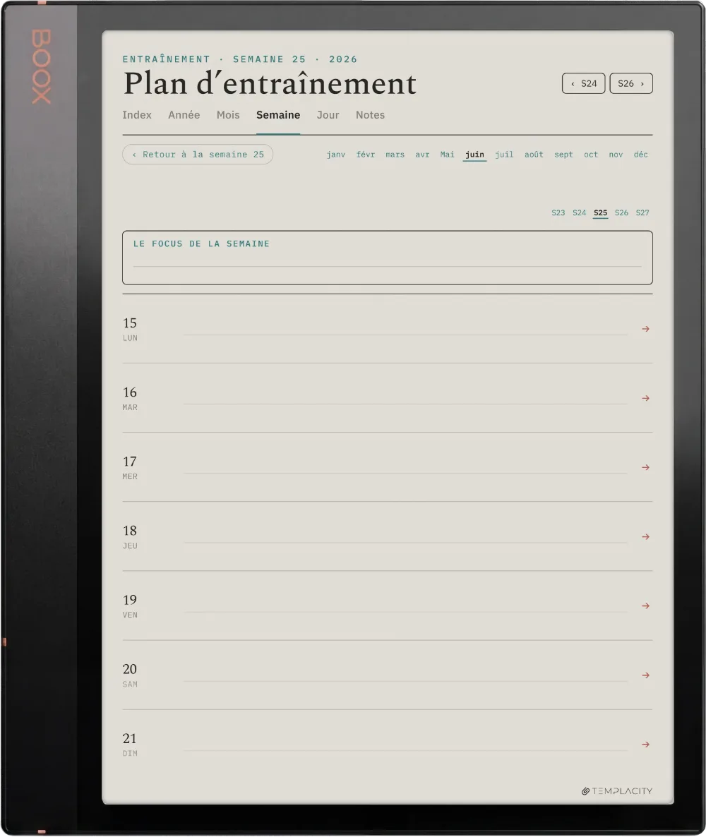 The Planner · Entraînement Boox Note Air3 C page 2