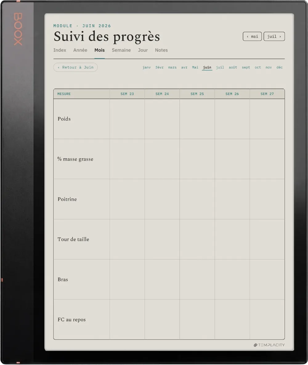 The Planner · Entraînement Boox Note Air3 C page 4