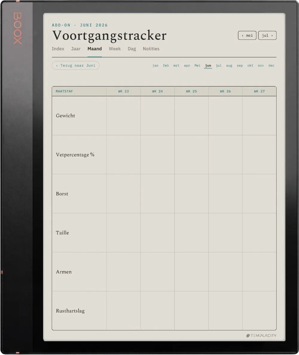 The Planner · Workout Boox Note Air3 C pagina 4