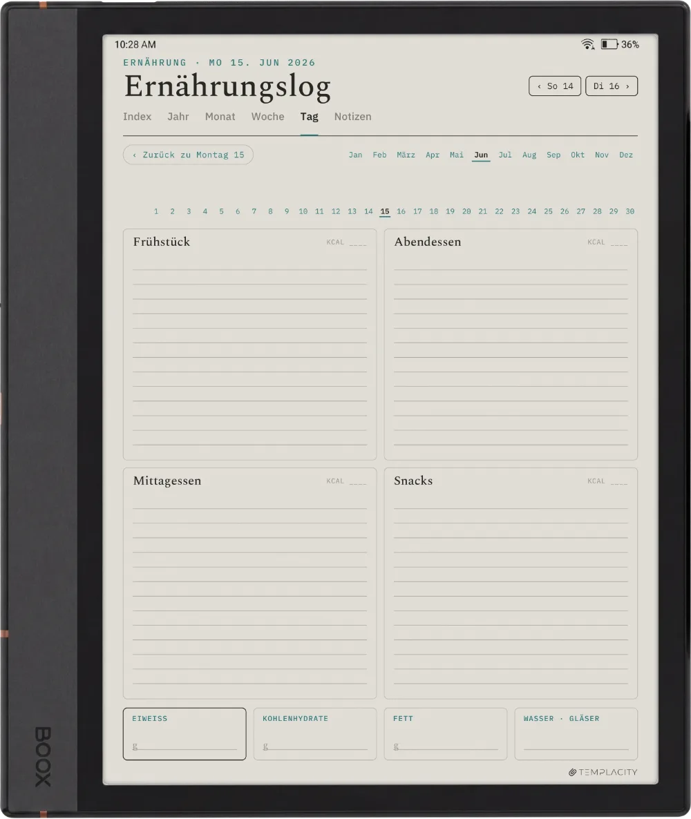 The Planner · Workout Boox Note Air4 C Seite 3