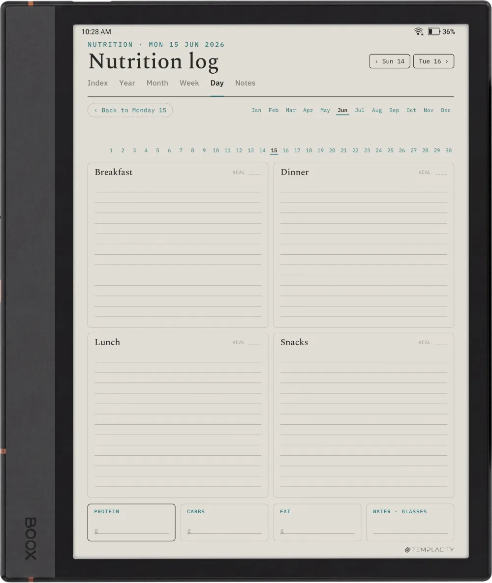 The Planner · Workout Boox Note Air4 C page 3