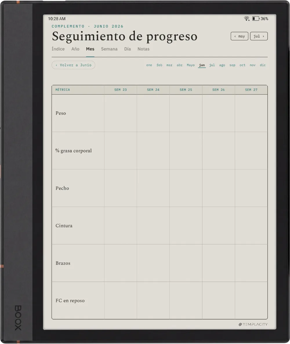 The Planner · Entrenamiento Boox Note Air4 C página 4