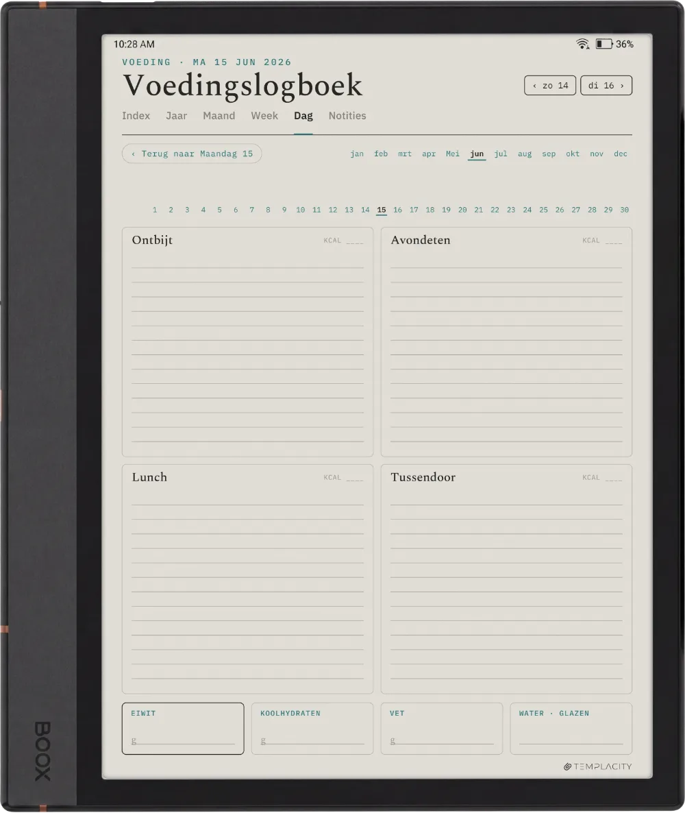The Planner · Workout Boox Note Air4 C pagina 3