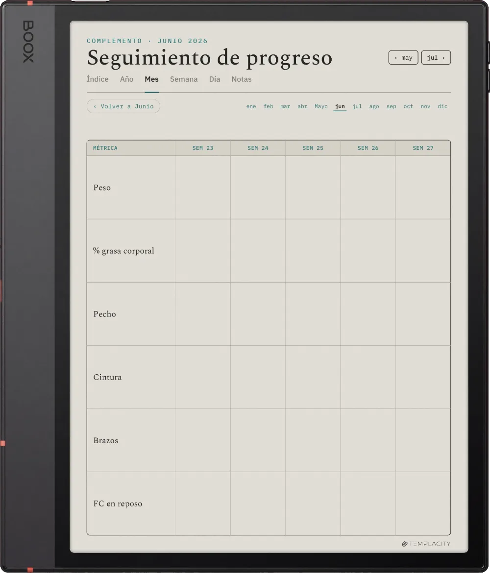 The Planner · Entrenamiento Boox Note Air5 C página 4