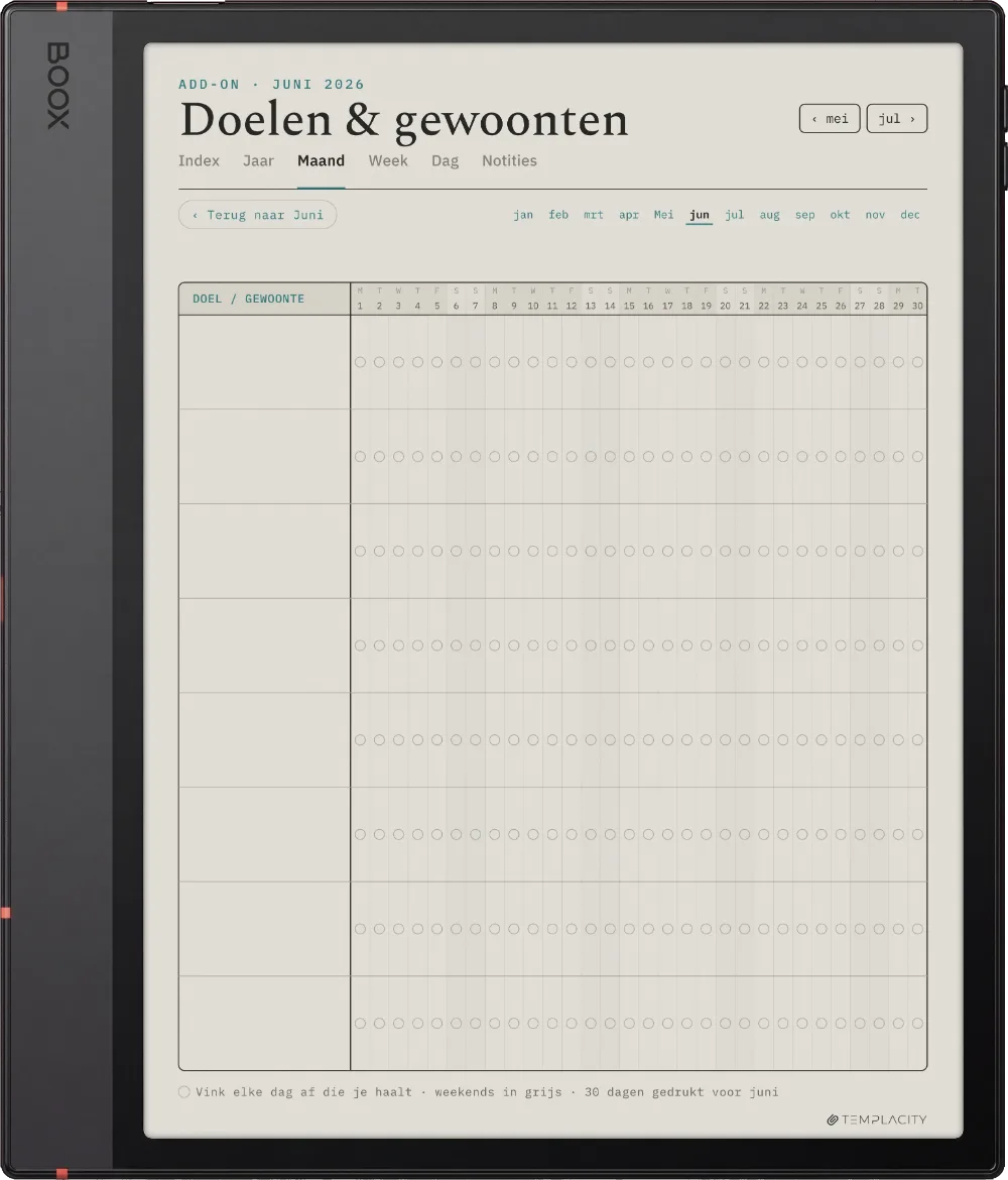 The Planner · Workout Boox Note Air5 C pagina 5