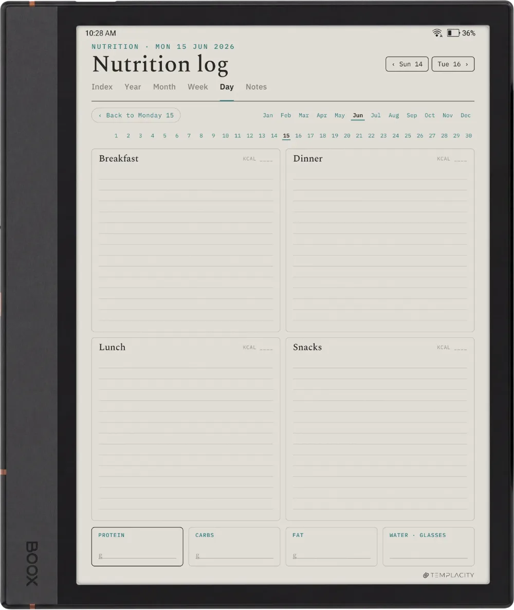 The Planner · Workout Boox Note Max page 3