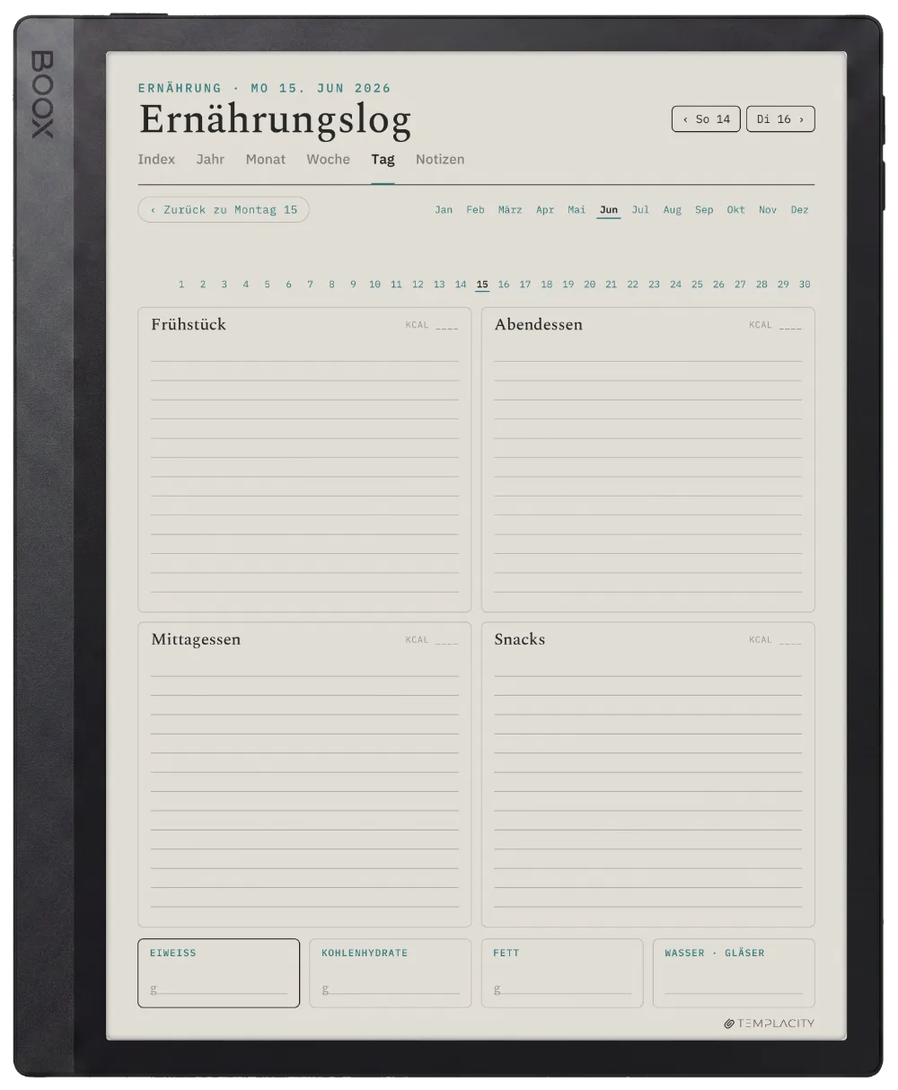 The Planner · Workout Boox Tab Ultra C Pro Seite 3