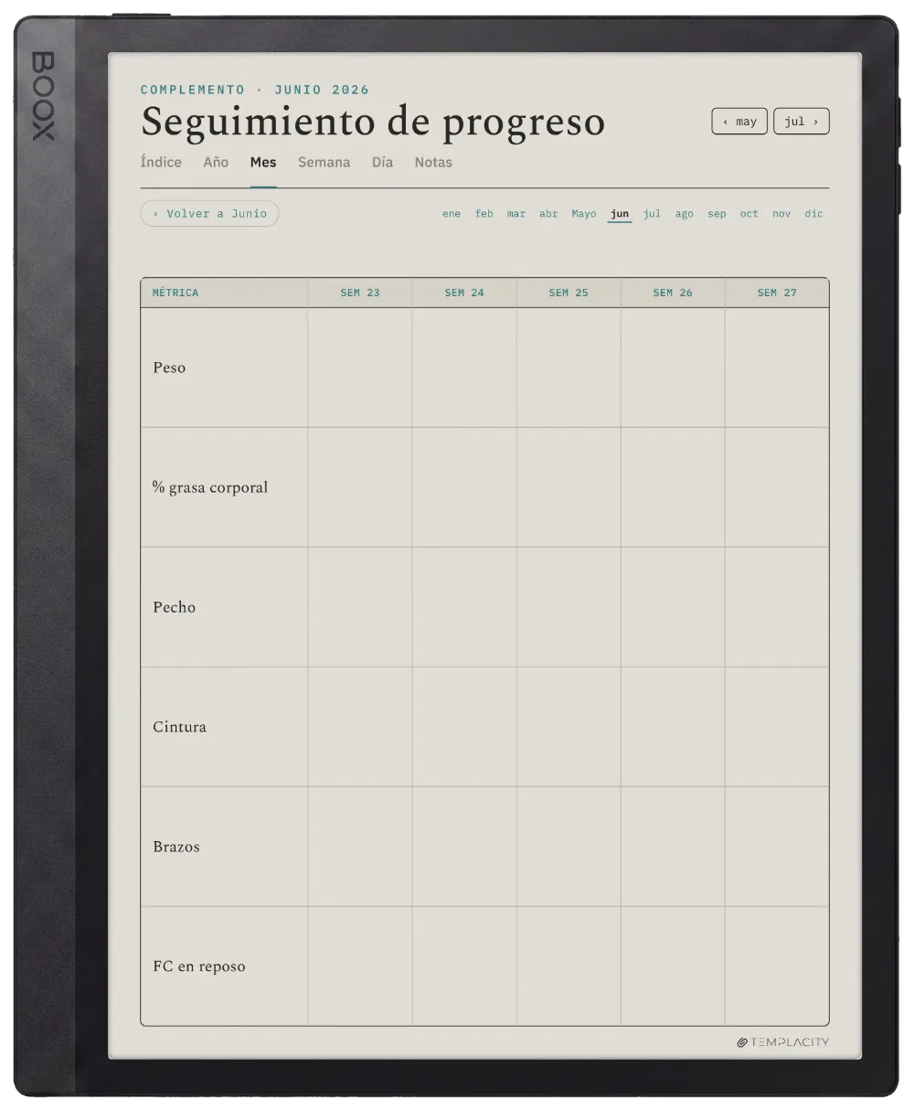 The Planner · Entrenamiento Boox Tab Ultra C Pro página 4