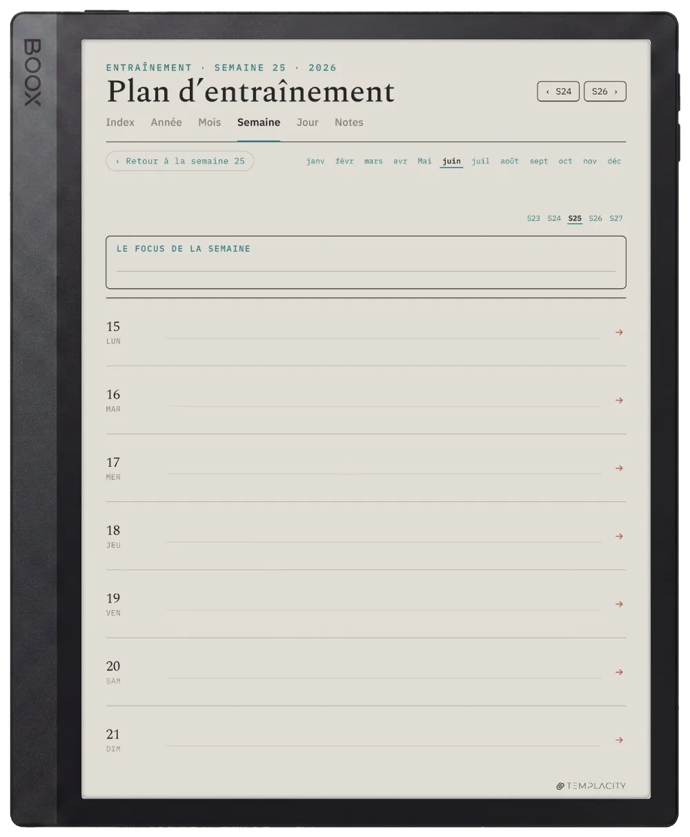 The Planner · Entraînement Boox Tab Ultra C Pro page 2