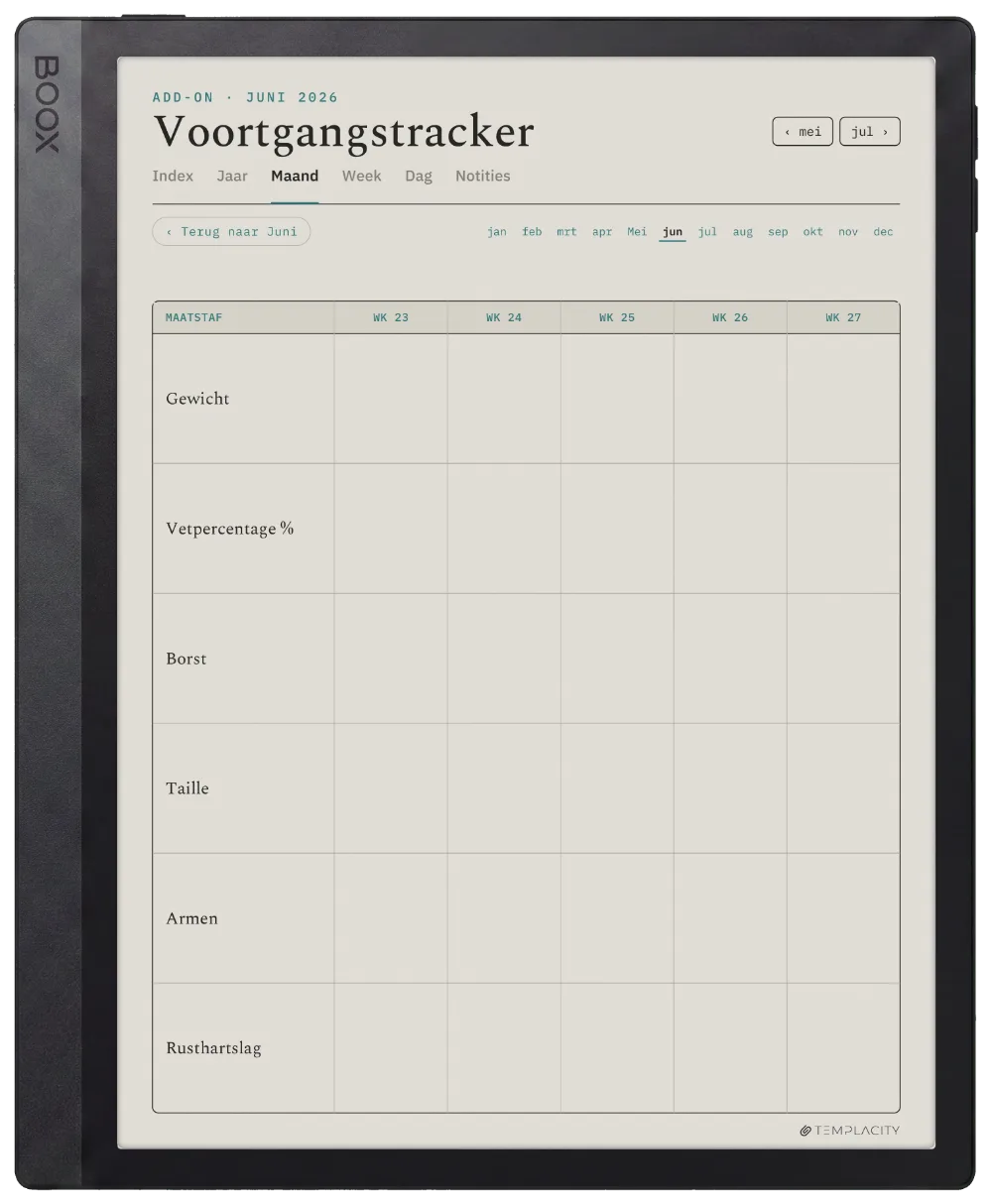 The Planner · Workout Boox Tab Ultra C Pro pagina 4