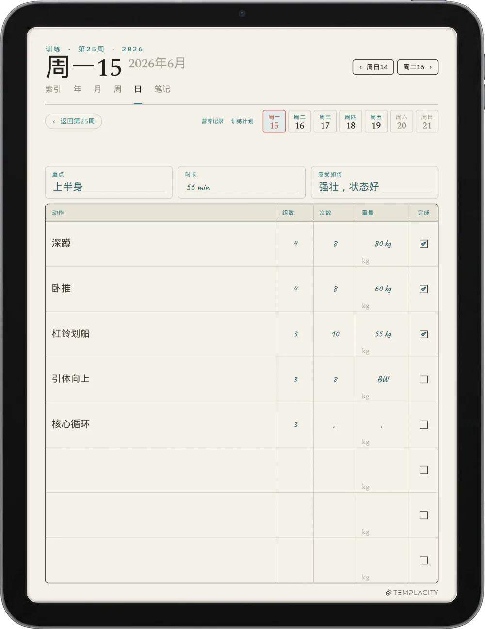 iPad 上的规划本