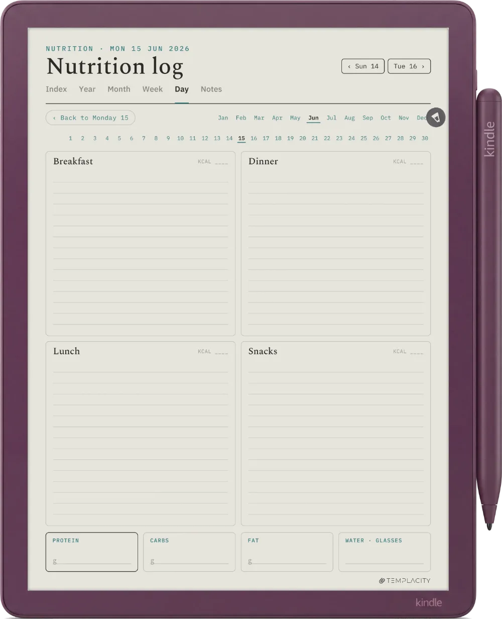 The Planner · Workout Kindle Scribe Colorsoft page 3