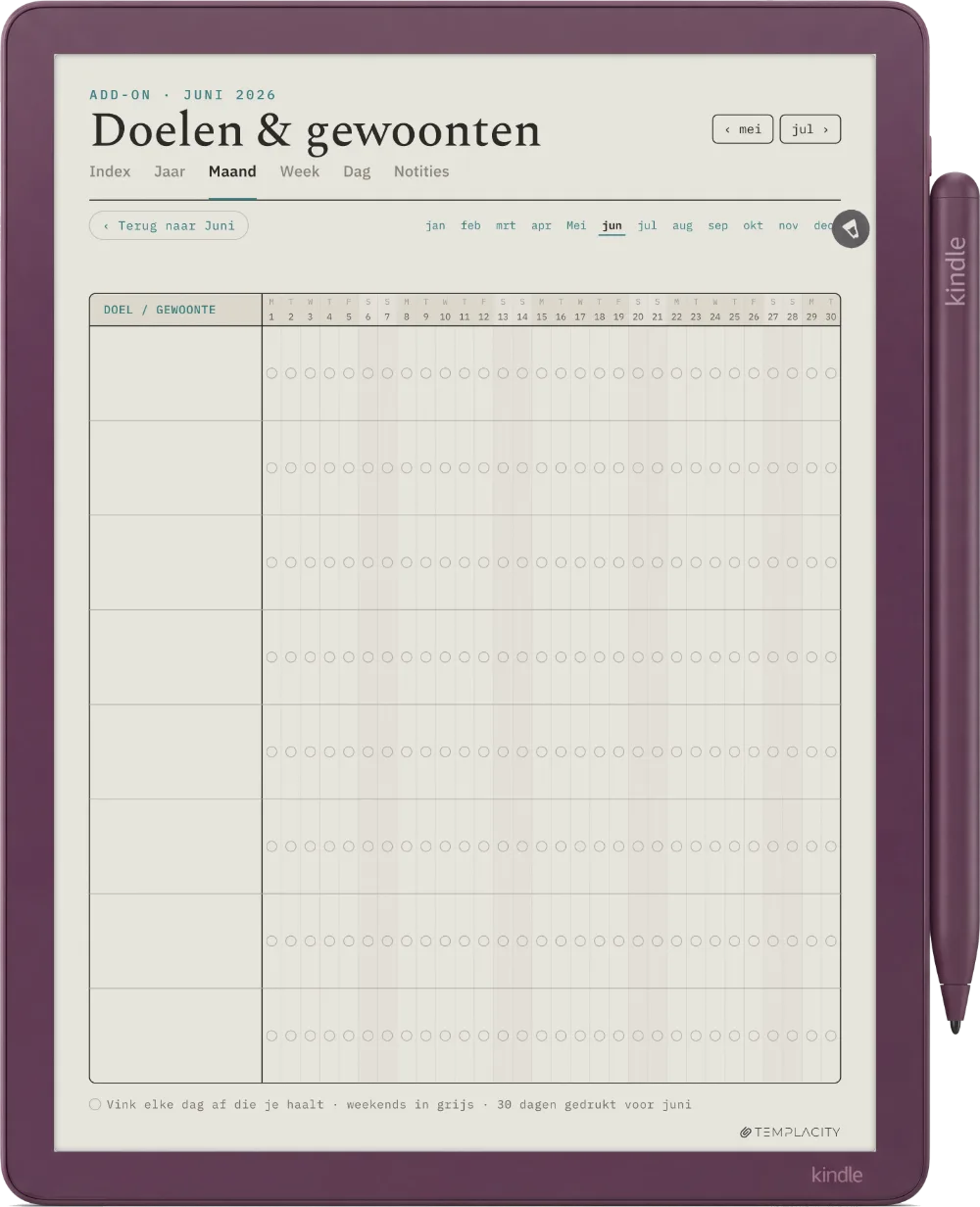 The Planner · Workout Kindle Scribe Colorsoft pagina 5