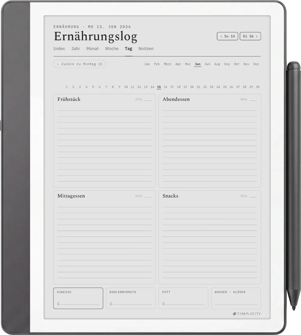 The Planner · Workout Kindle Scribe Seite 3