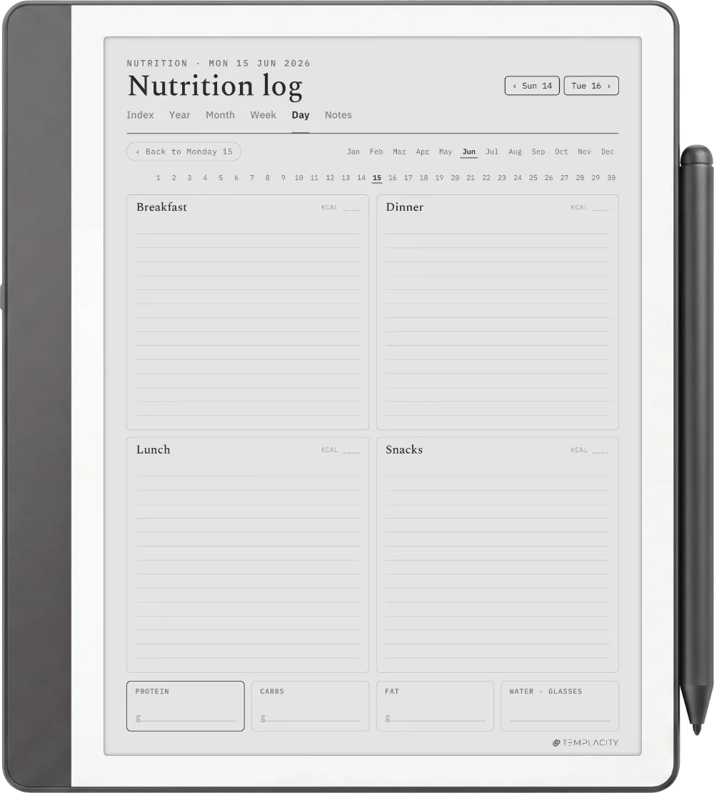The Planner · Workout Kindle Scribe page 3