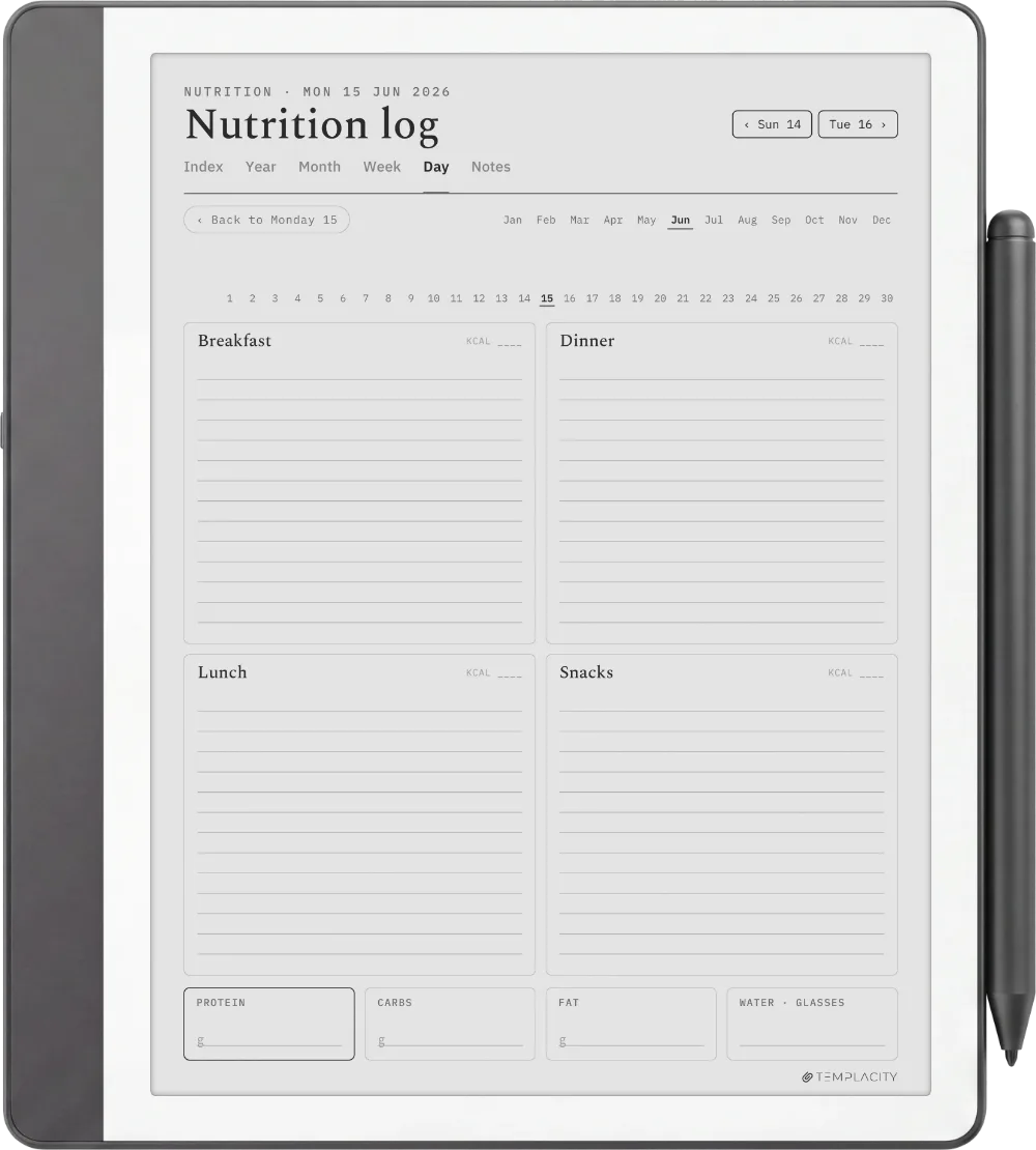 The Planner · Workout Kindle Scribe page 3