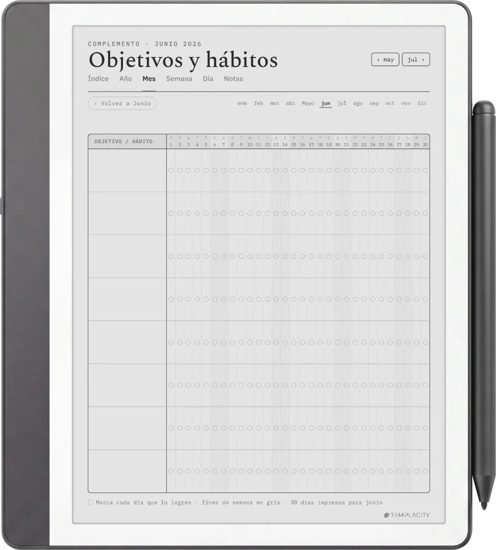 The Planner · Entrenamiento Kindle Scribe página 5