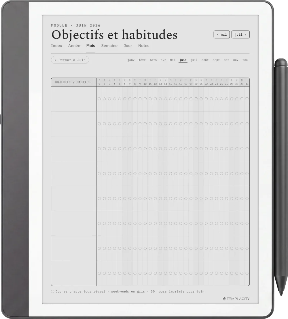 The Planner · Entraînement Kindle Scribe page 5