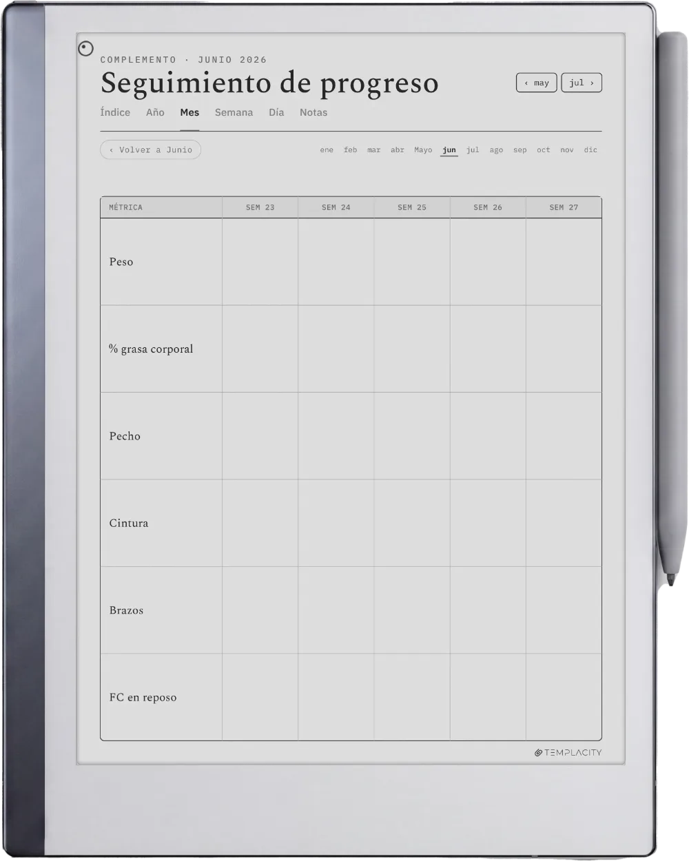 The Planner · Entrenamiento reMarkable 2 página 4
