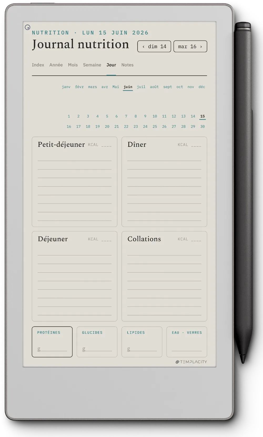 The Planner · Entraînement reMarkable Paper Pro Move page 3