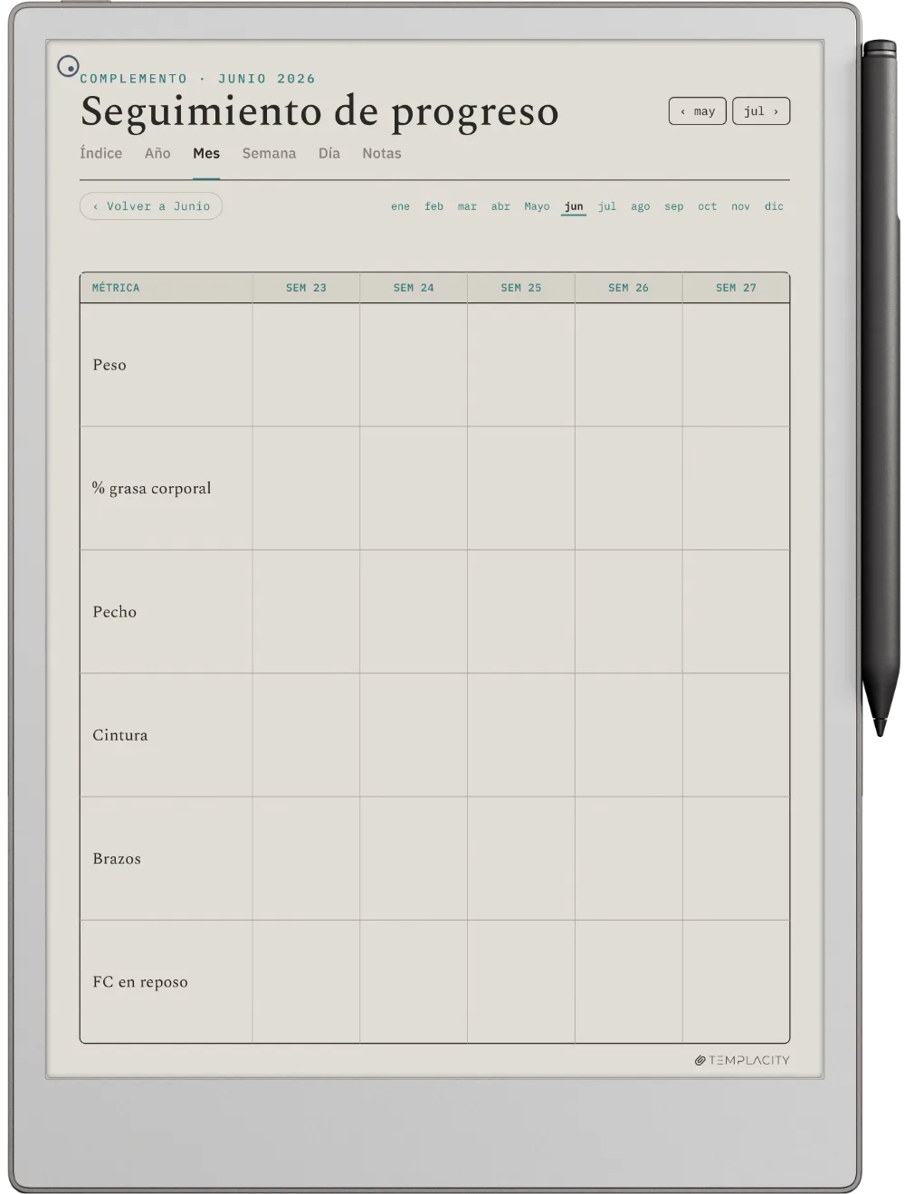 The Planner · Entrenamiento reMarkable Paper Pro página 4