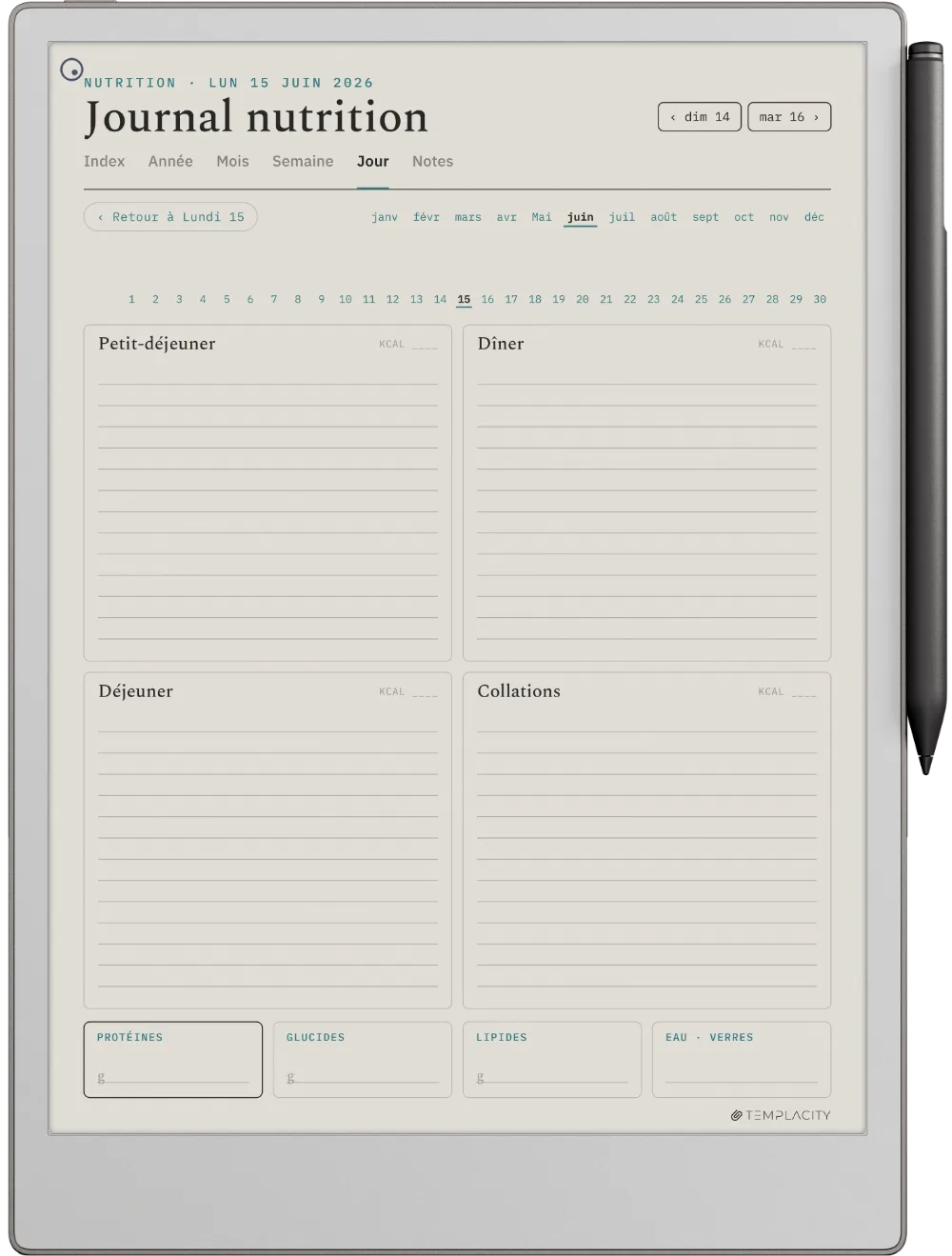 The Planner · Entraînement reMarkable Paper Pro page 3