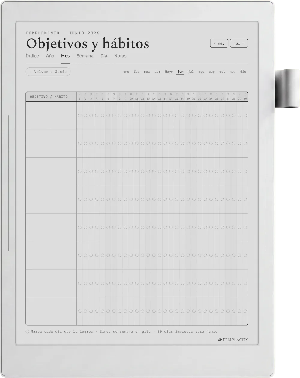 The Planner · Entrenamiento Supernote Manta página 5