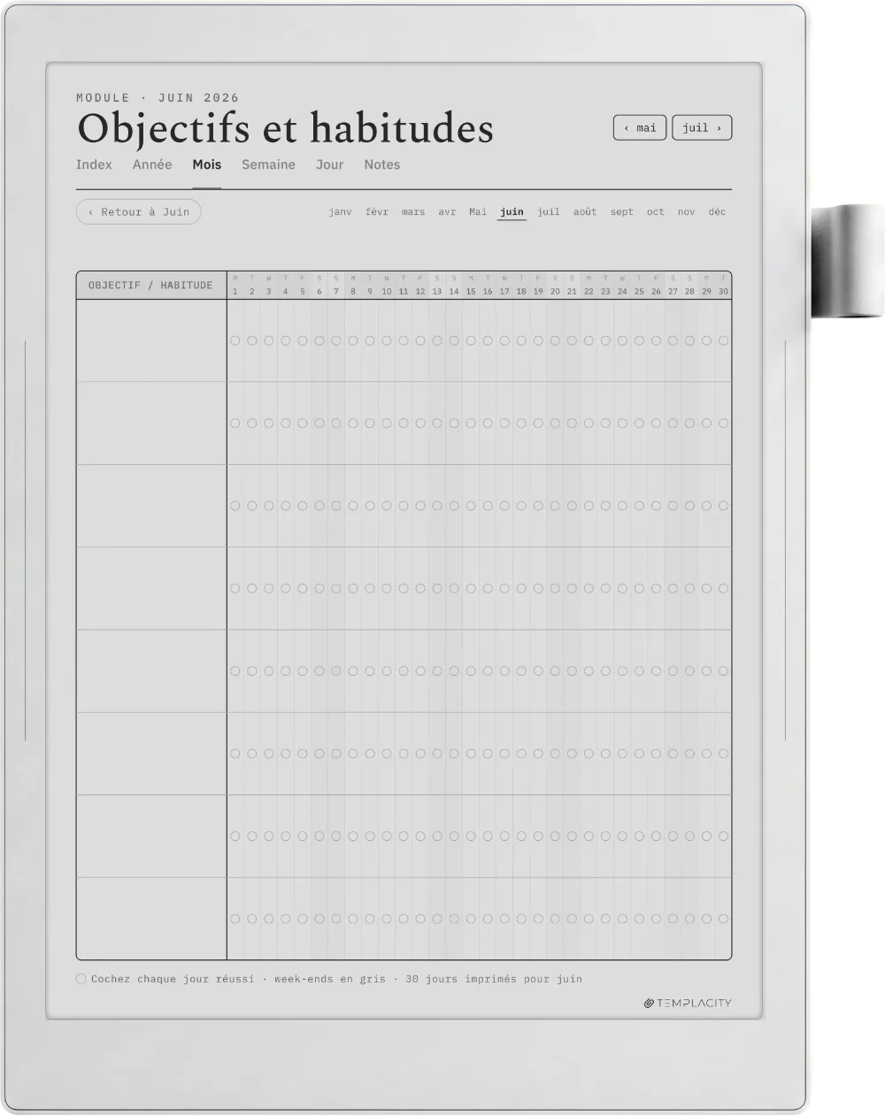 The Planner · Entraînement Supernote Manta page 5