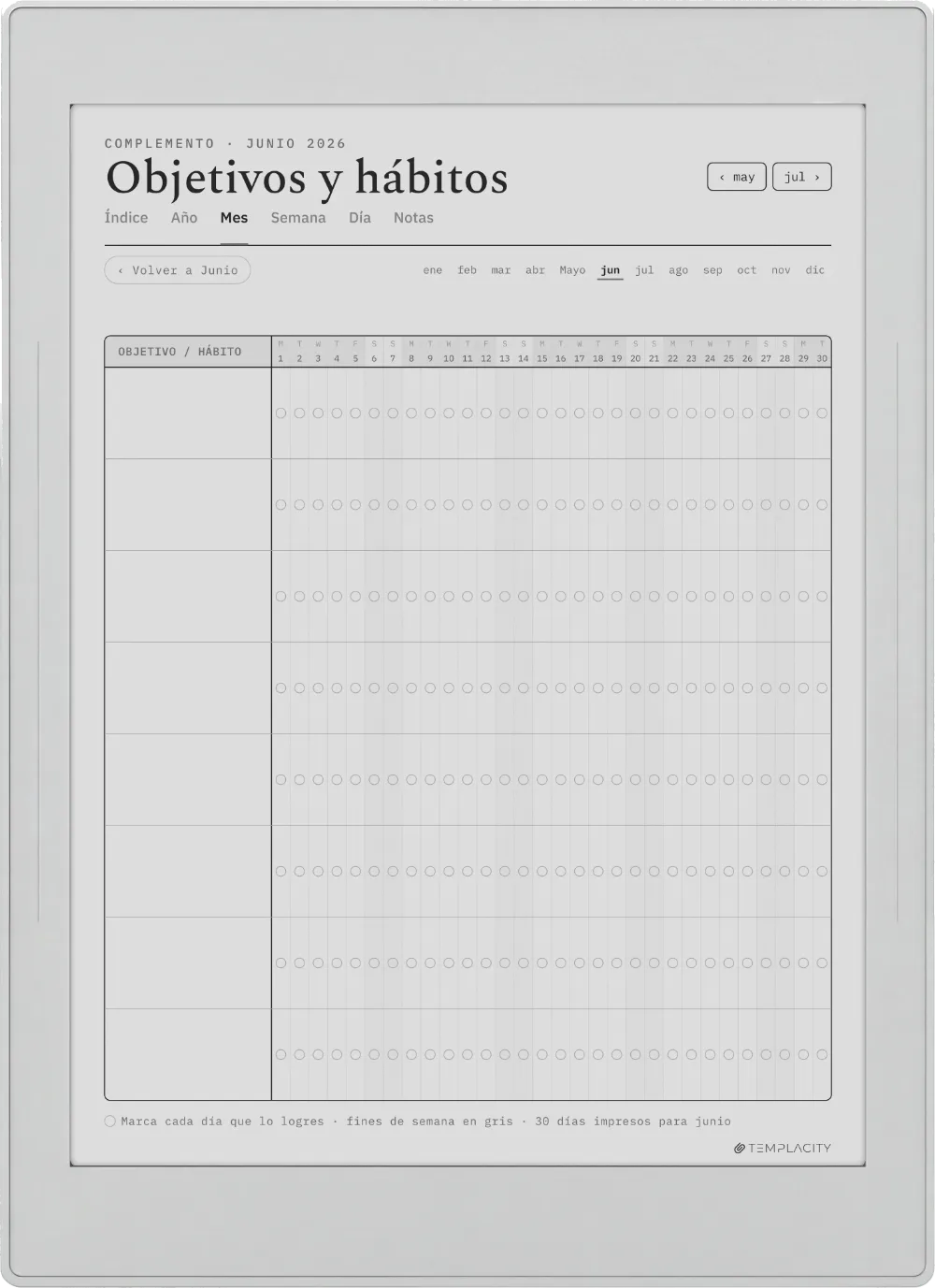 The Planner · Entrenamiento Supernote Nomad página 5
