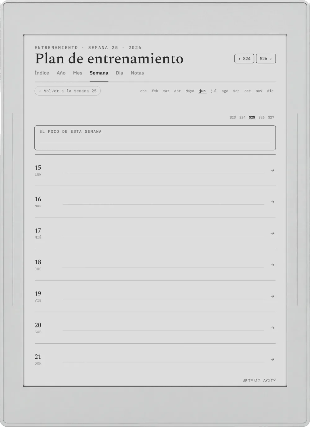 The Planner · Entrenamiento Supernote Nomad página 2