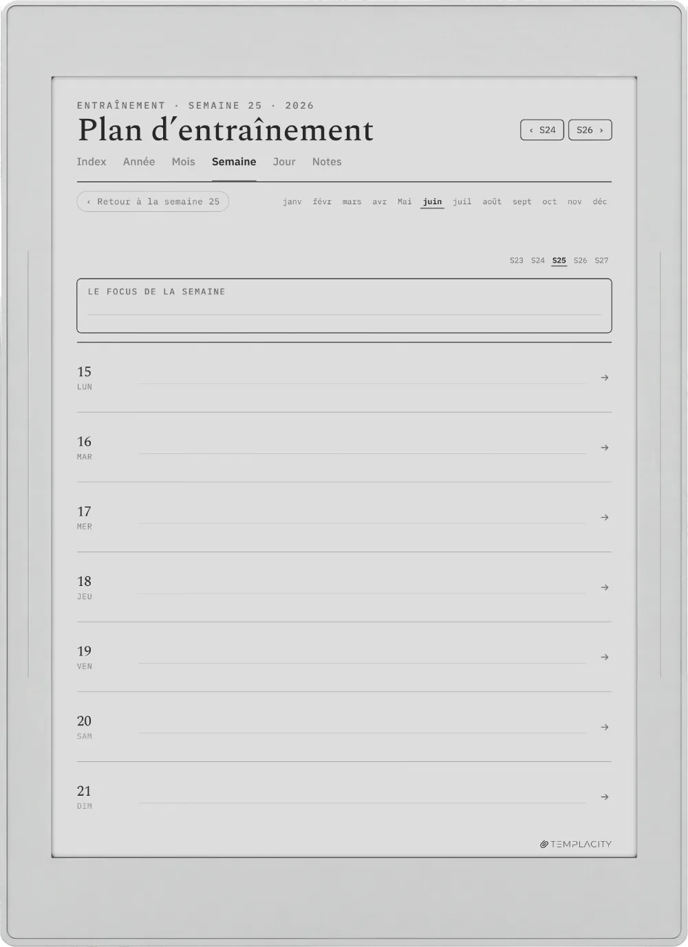 The Planner · Entraînement Supernote Nomad page 2