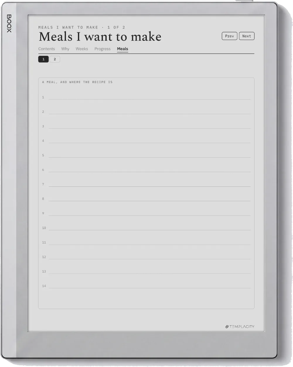 The Food Diary Boox Go 10.3 página 9