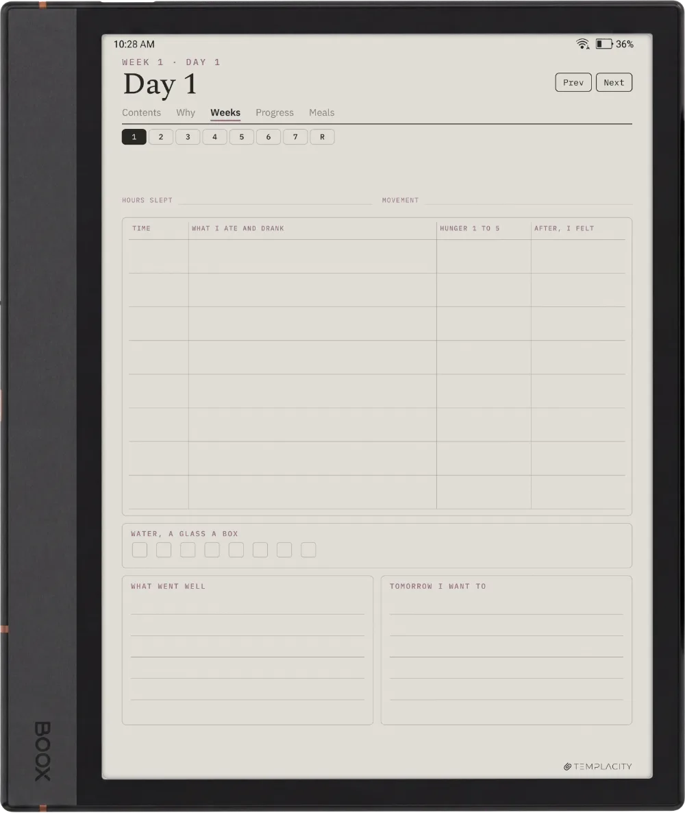 The Food Diary Boox Note Air4 C página 6