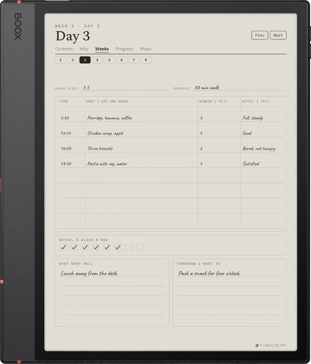 Le Planner Le jour