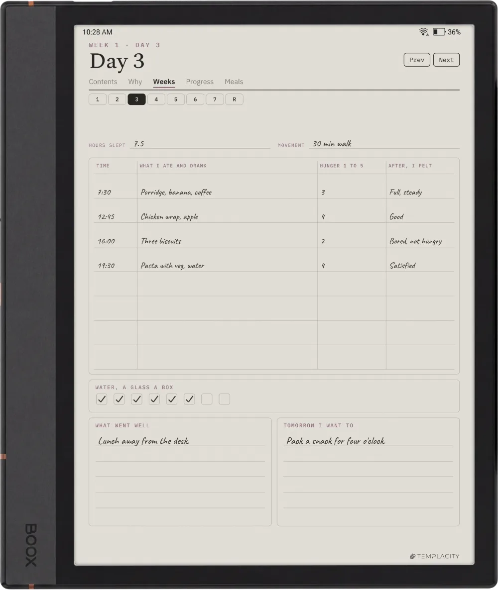 Le Planner Le jour