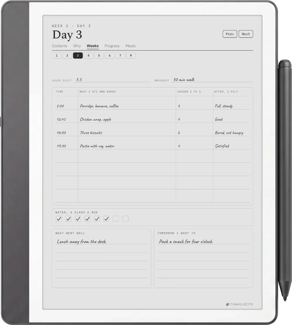 The Planner El día