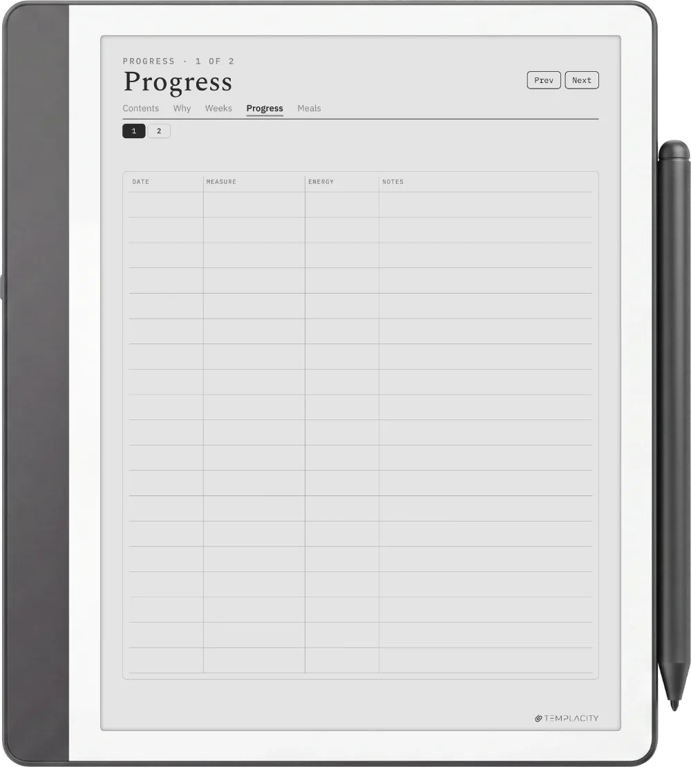 The Food Diary Kindle Scribe página 8