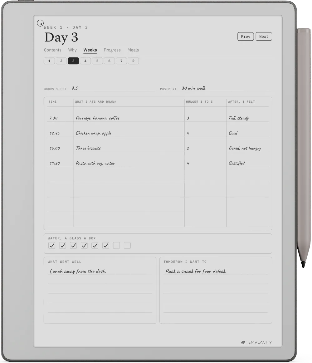 Le Planner Le jour