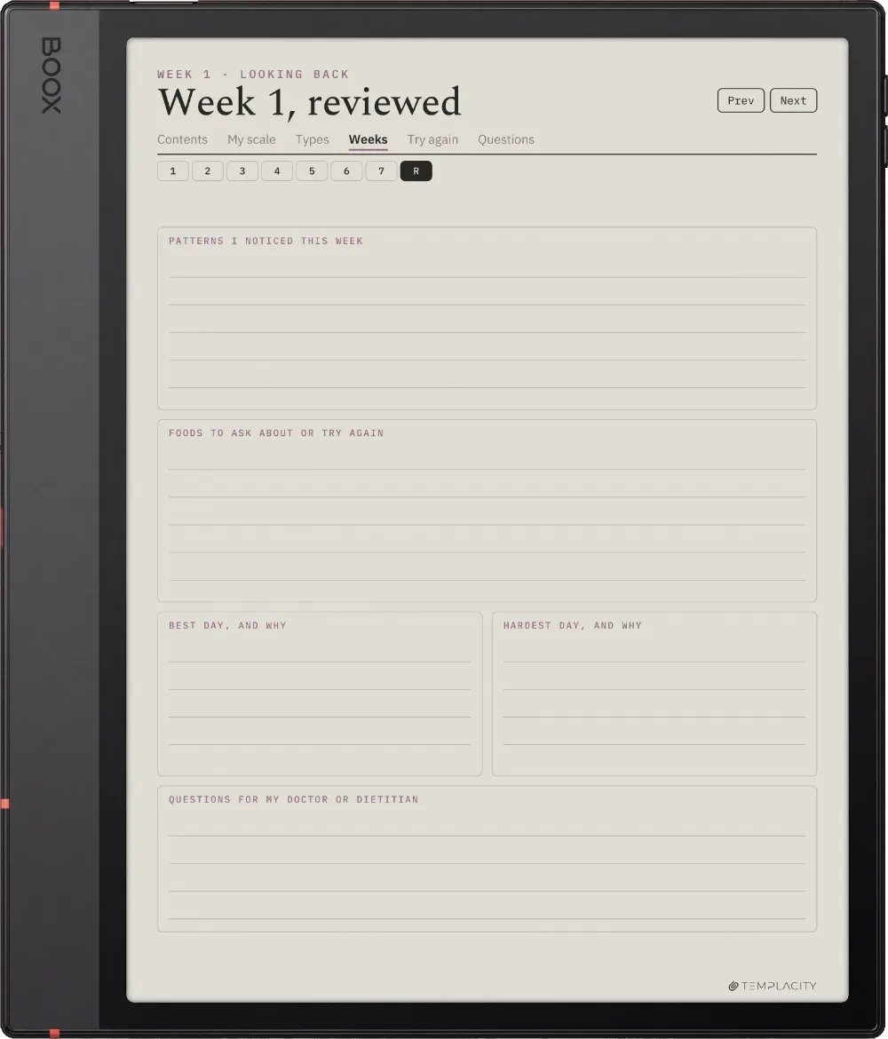 The Food & Symptom Diary Boox Note Air5 C Seite 7