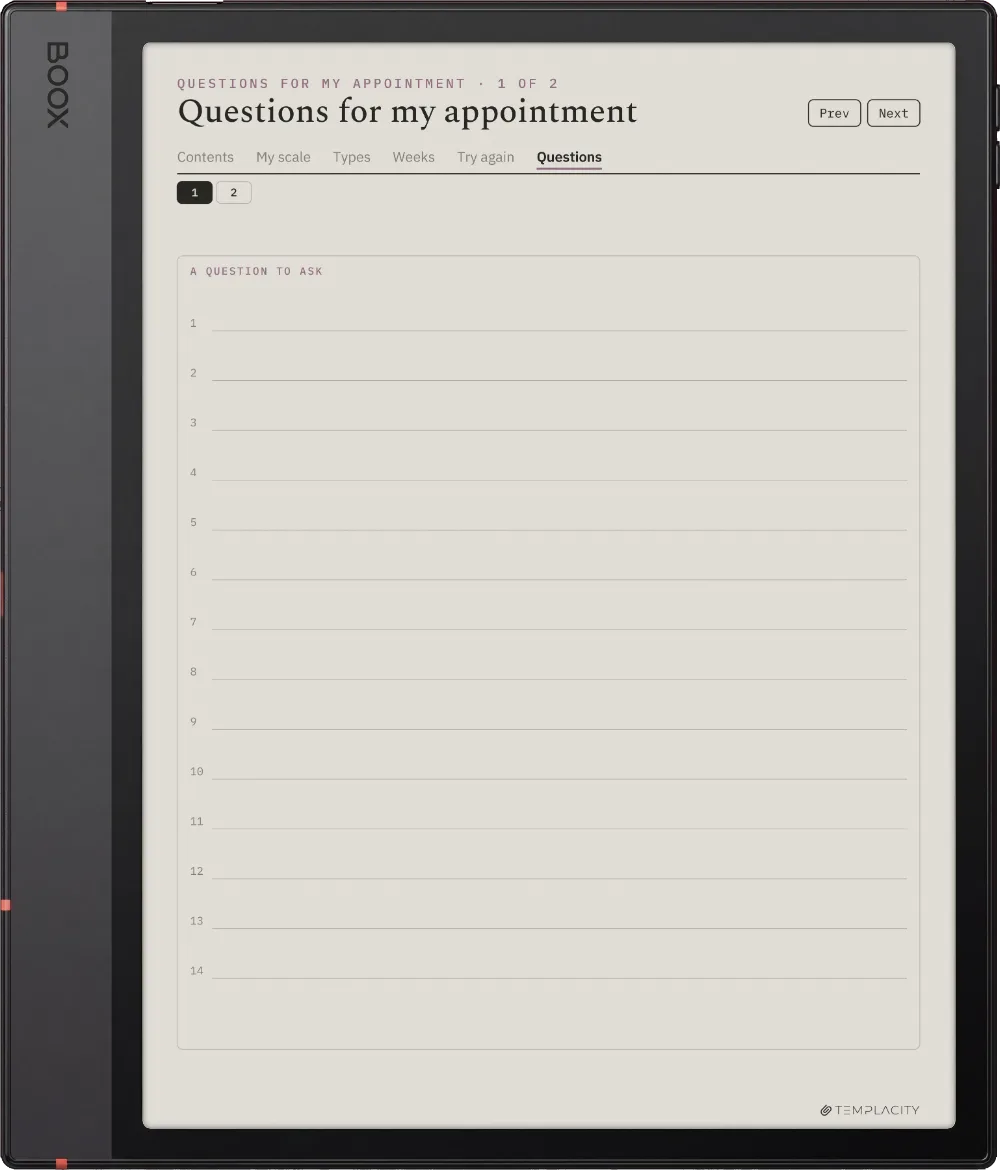 The Food & Symptom Diary Boox Note Air5 C Seite 9