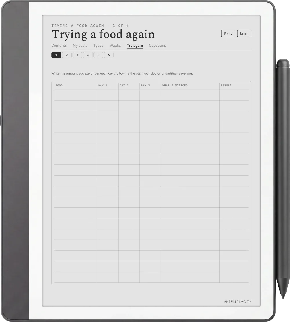 饮食与症状日记 Kindle Scribe 第 8 页