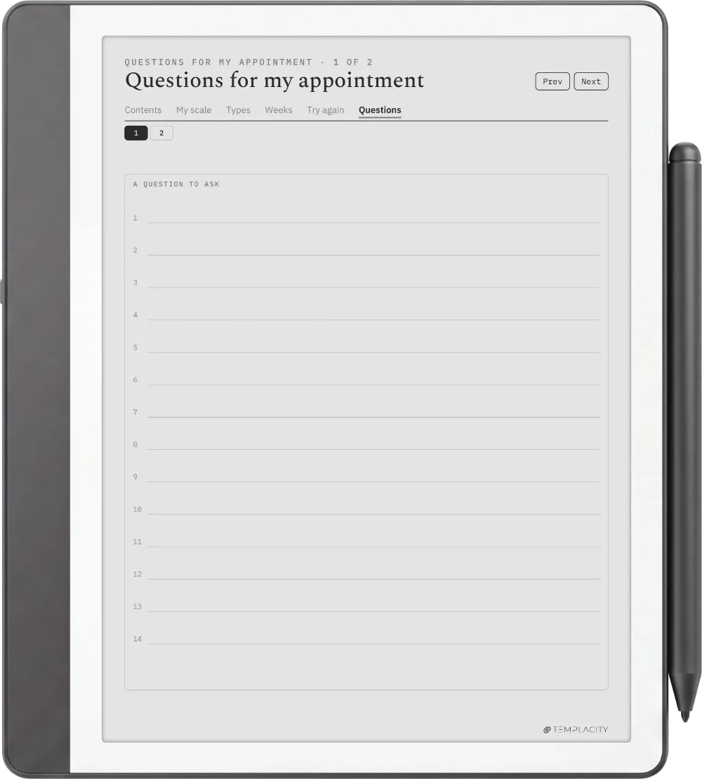The Food & Symptom Diary Kindle Scribe Seite 9