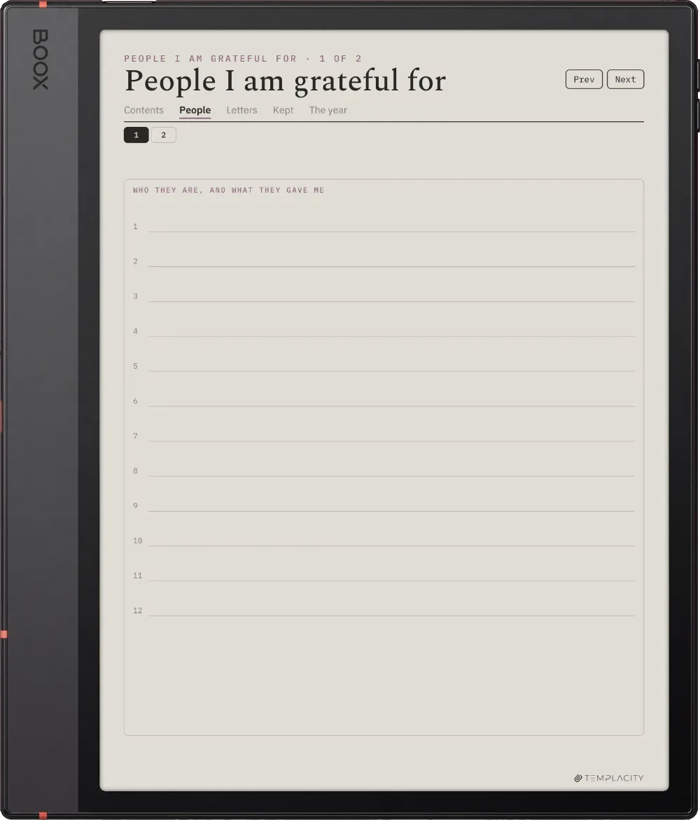 A Year of Gratitude Boox Note Air5 C página 8