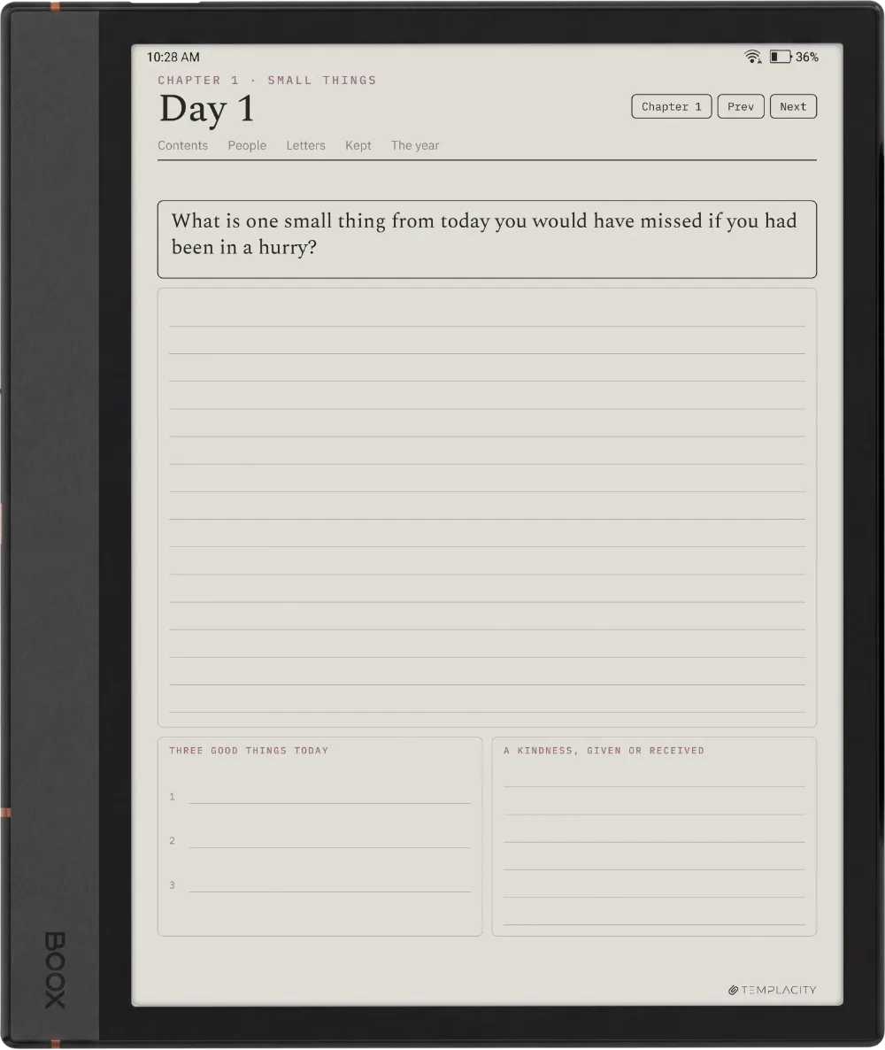 A Year of Gratitude Boox Note Max página 6