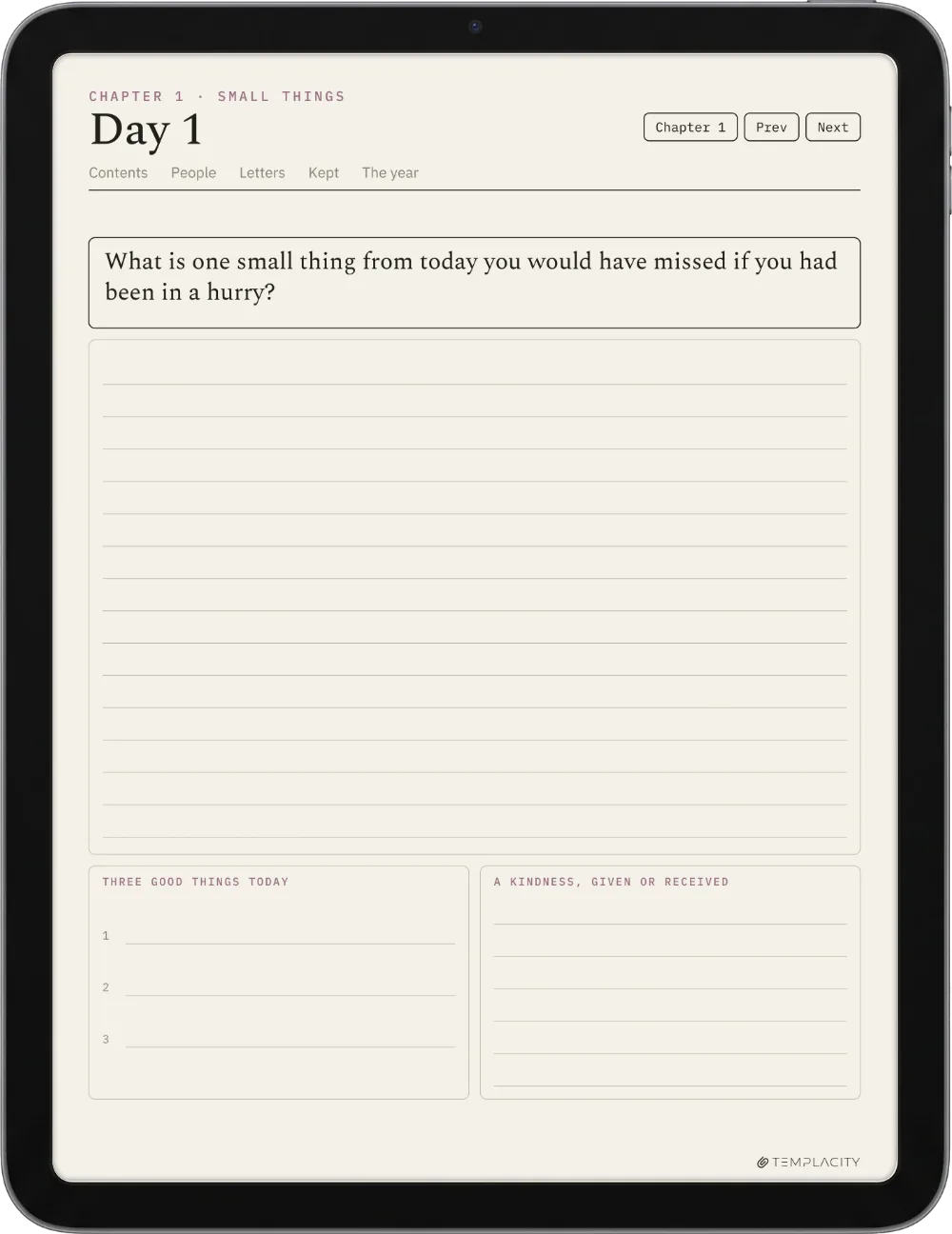 A Year of Gratitude iPad 第 6 页