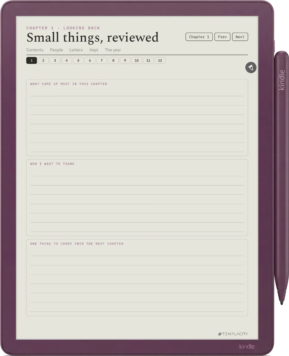 A Year of Gratitude Kindle Scribe Colorsoft 第 7 页