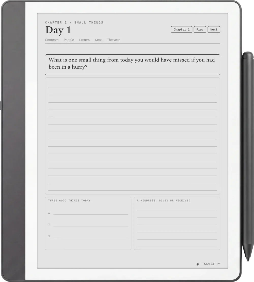A Year of Gratitude Kindle Scribe página 6