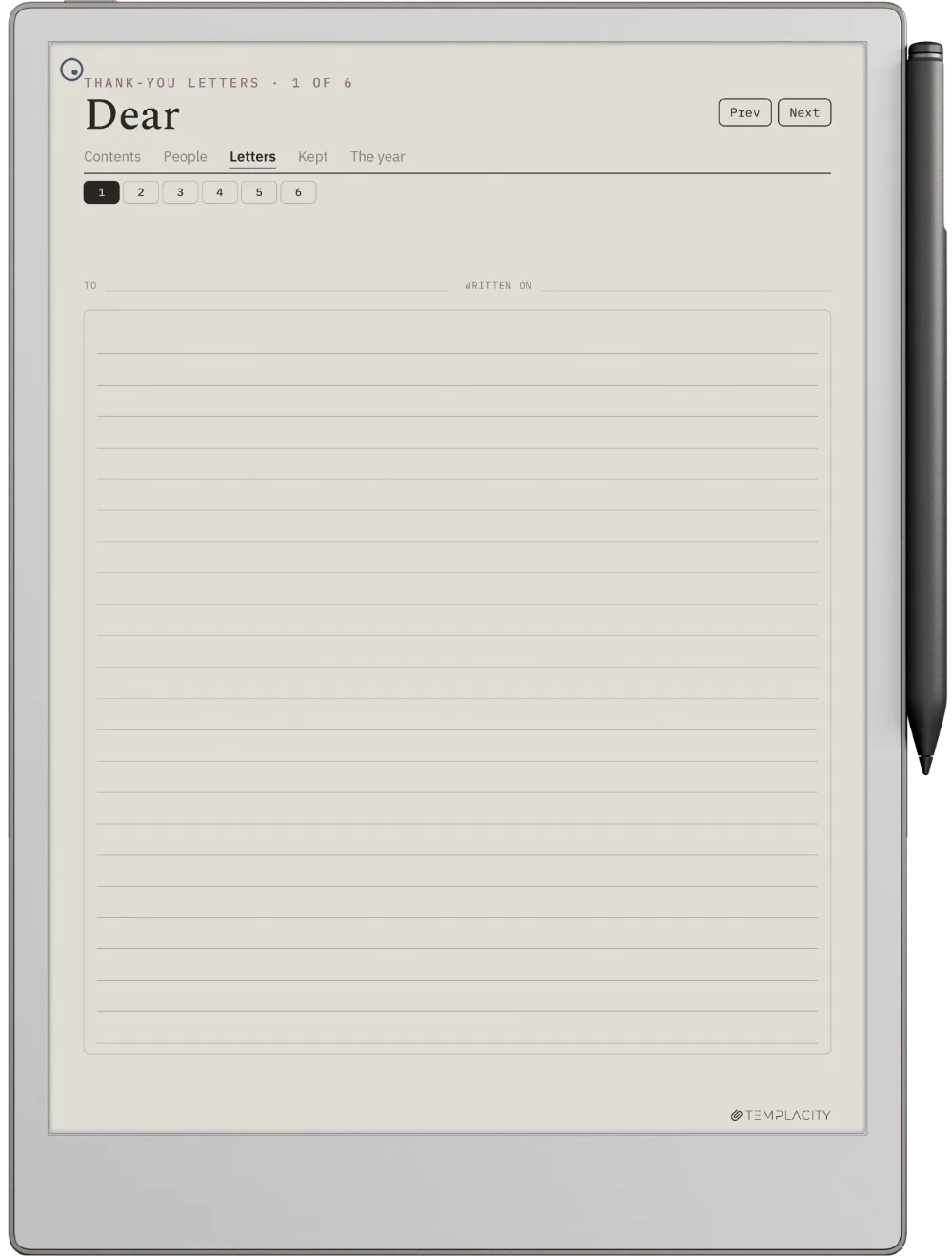 A Year of Gratitude reMarkable Paper Pro 第 9 页